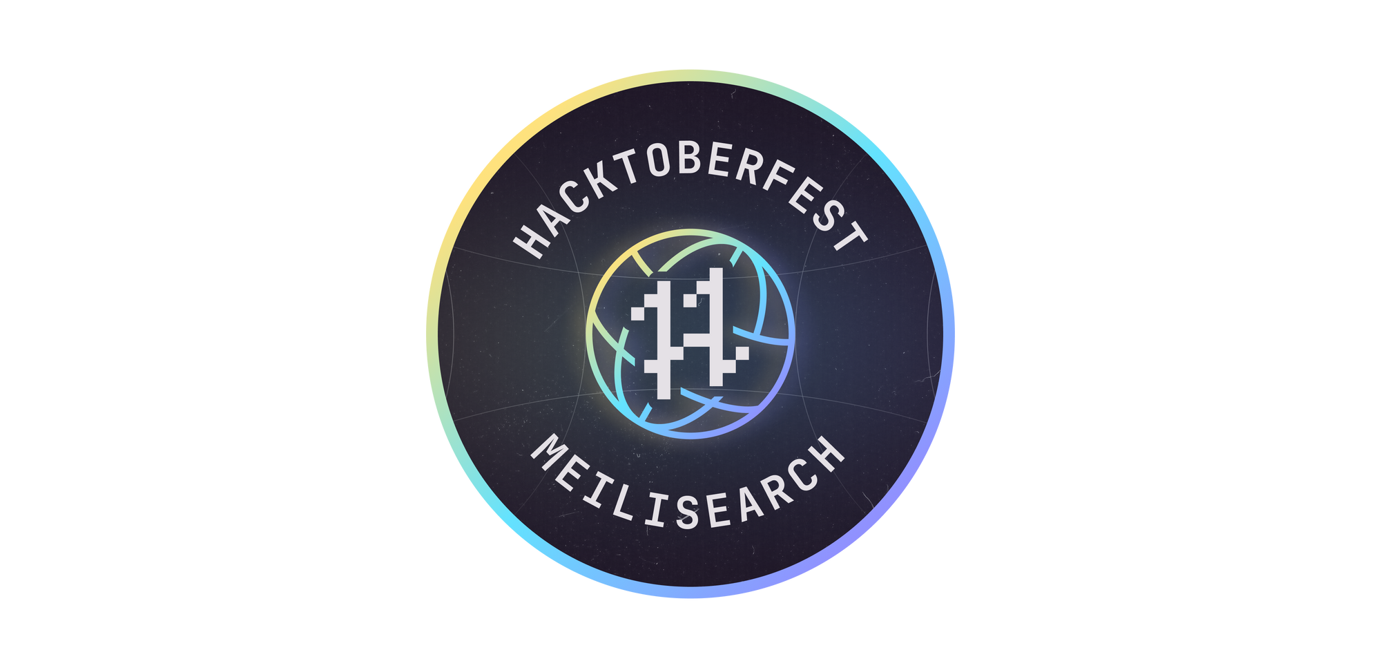 Hacktoberfest x Meilisearch crossover logo