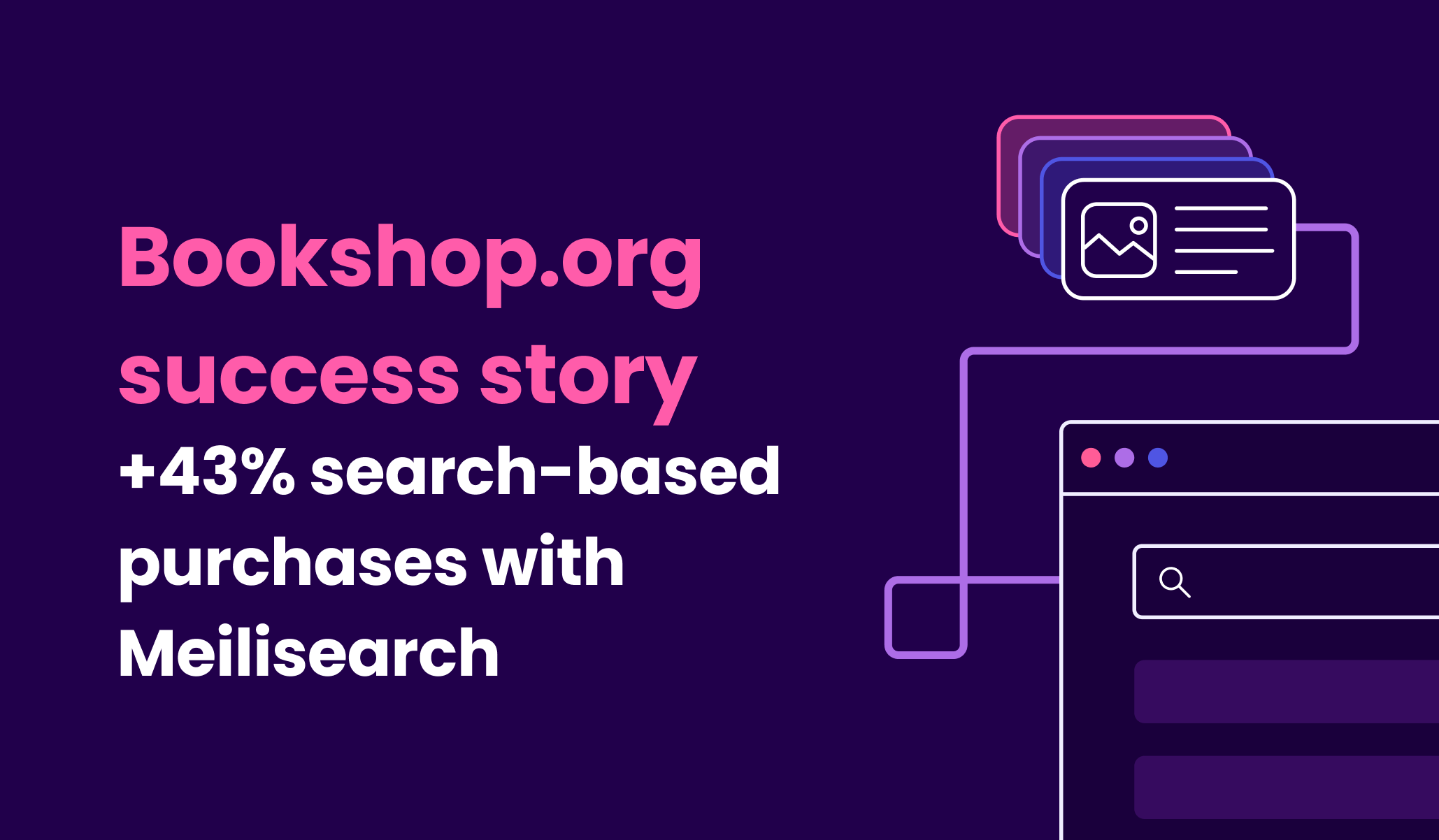 Bookshop.org increases search-based purchases by 43% with Meilisearch