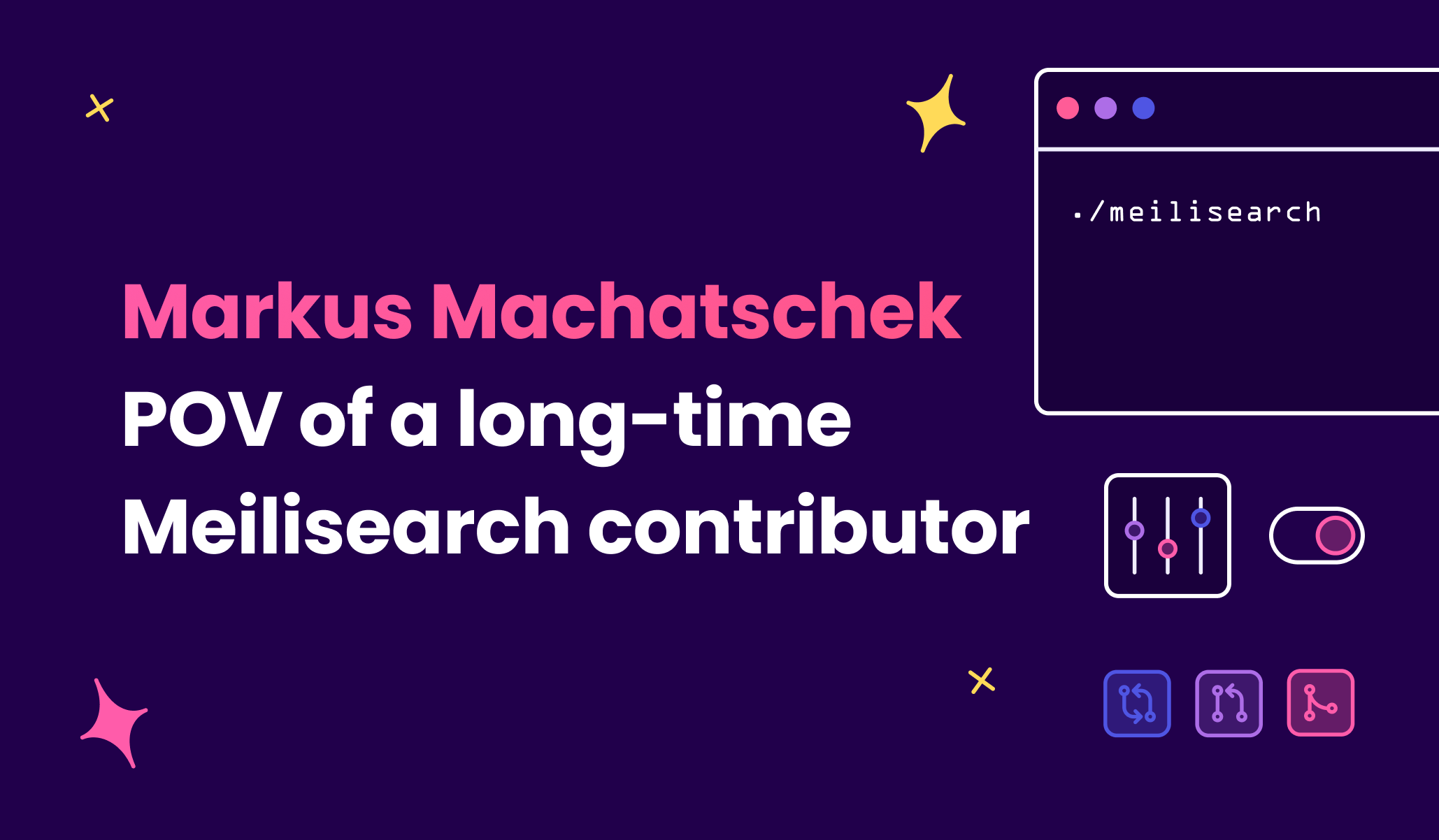 Markus Machatschek: POV of a long-time Meilisearch contributor