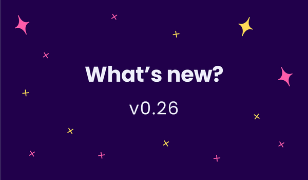 What's new in v0.26